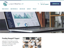 Tablet Screenshot of lightpathit.com